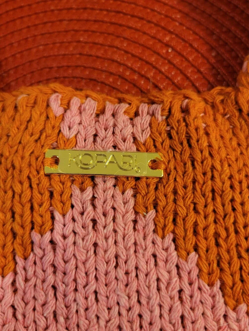 🧶EUC~ KOPARI Knit Hobo Tote